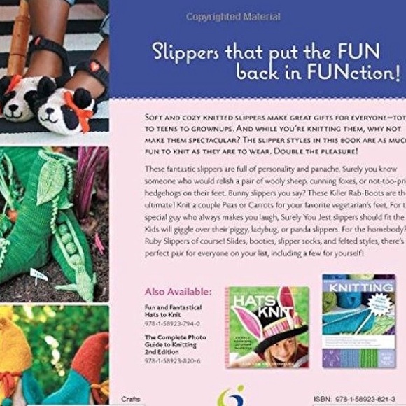 Fun and Fantastical Slippers to Knit + 3 Yarn Skeins - Picture 15 of 15